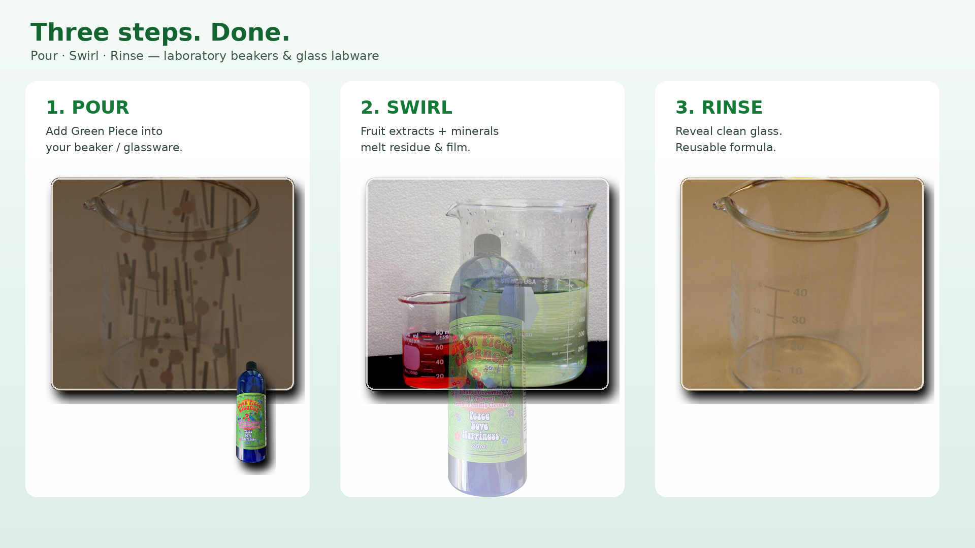 Green Piece cleaner